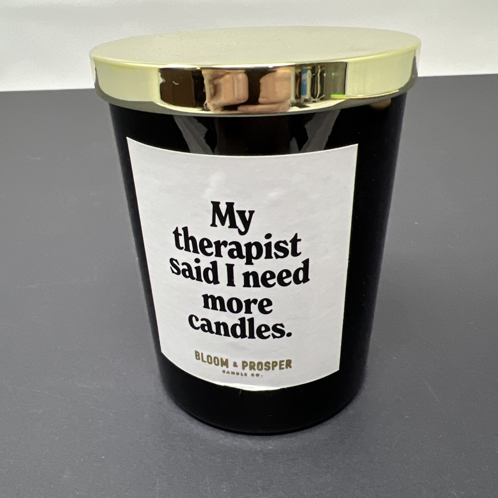 Bloom & Prosper - Sea Salt & Mandarin Luxury Candle 8.2 Oz